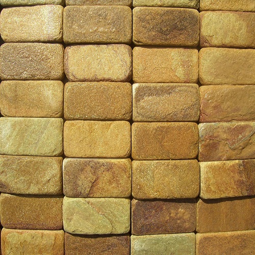 картинка Пилено-галтованный Златолит от интернет-магазина природного камня "Аквилон"